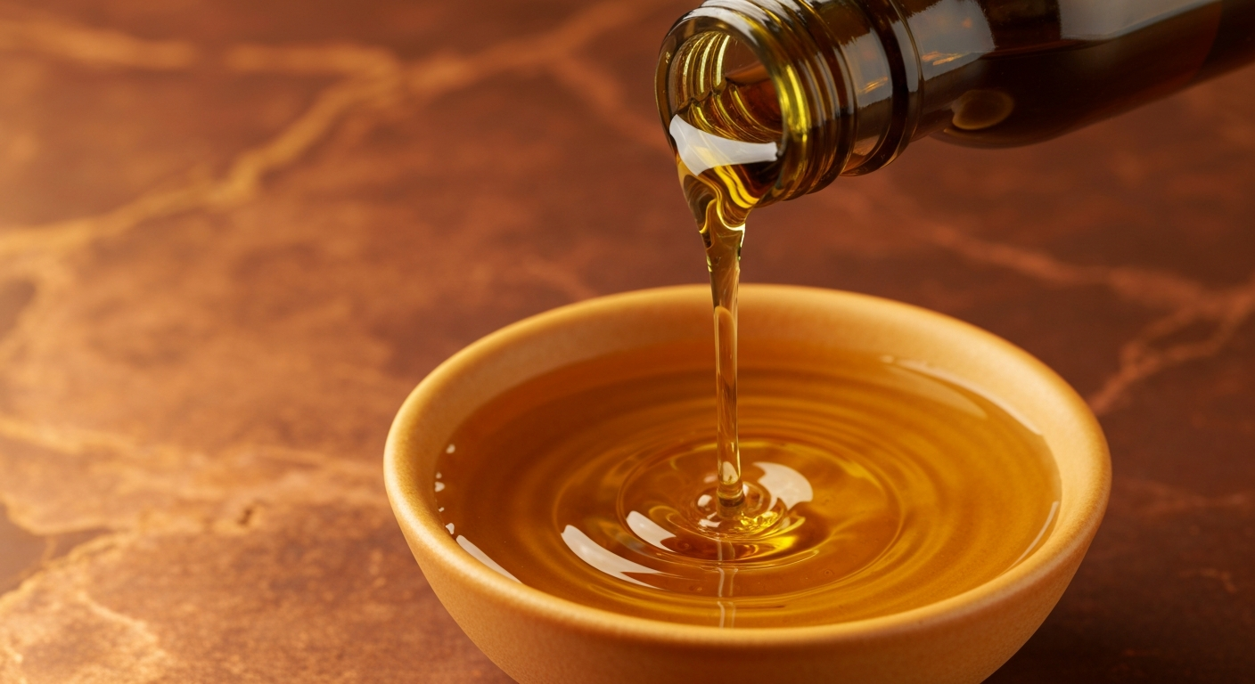 台灣本土苦茶油金黃色澤