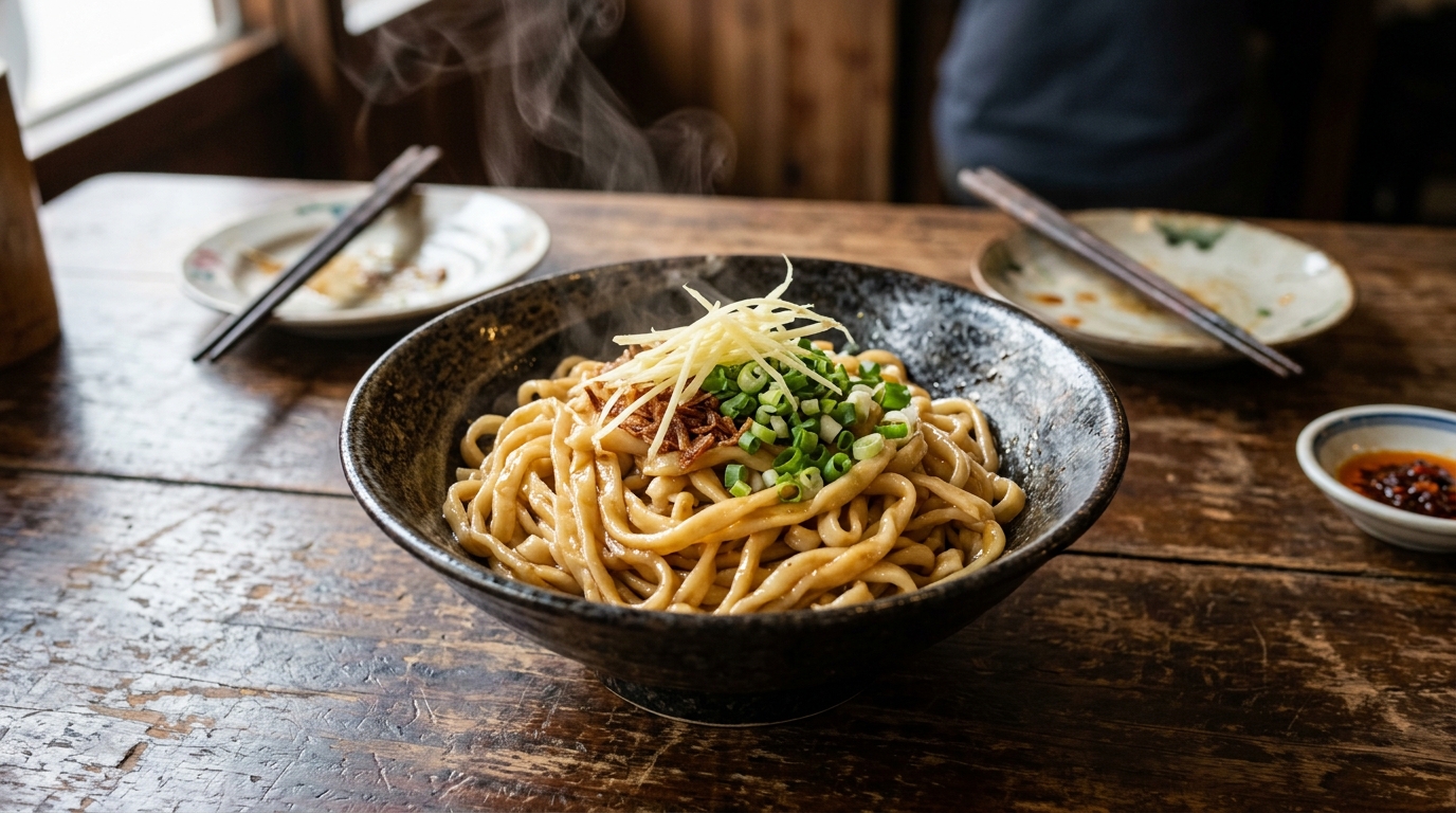 苦茶油麵線台灣傳統料理