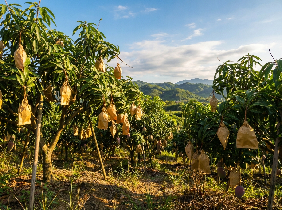 台灣芒果果園照片