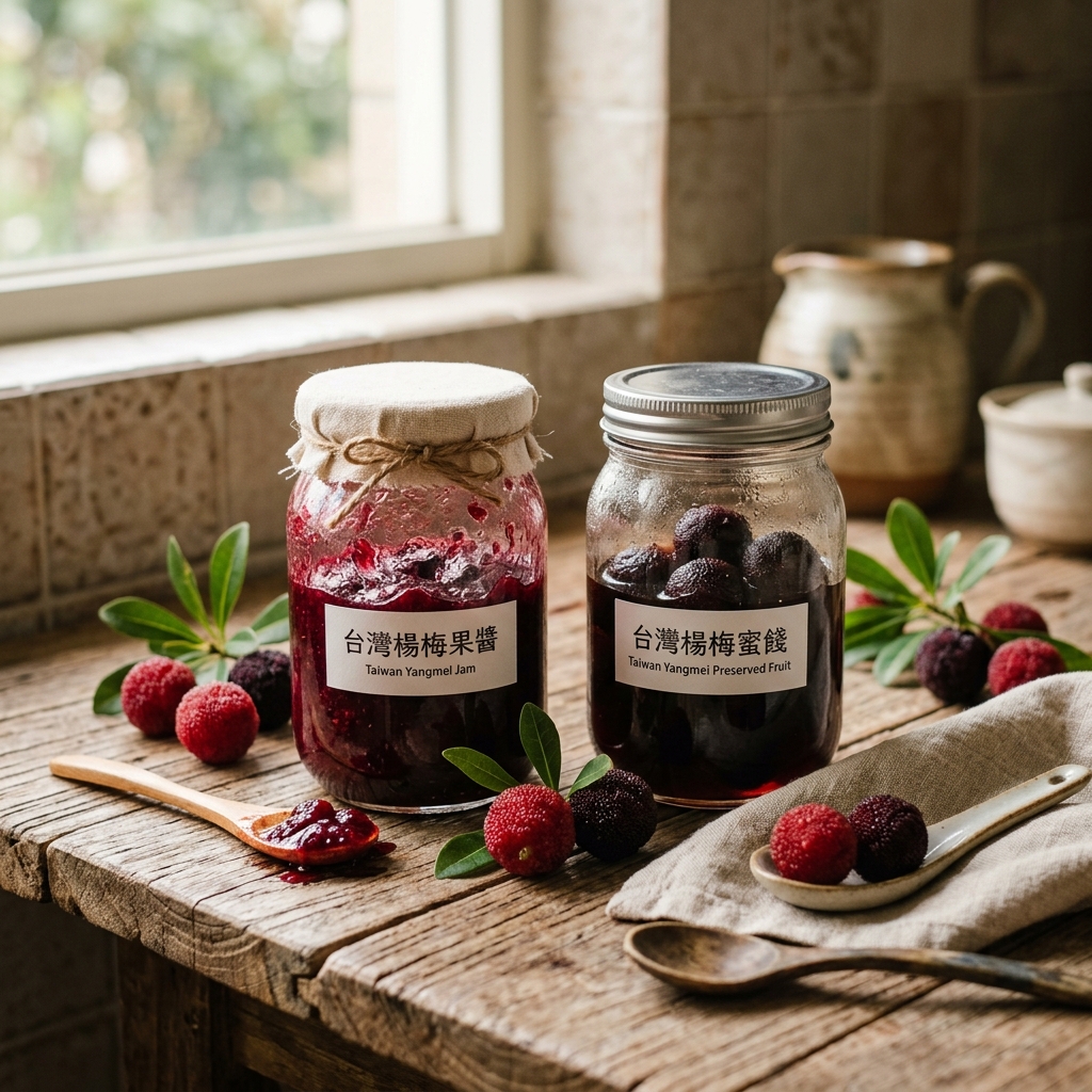 楊梅果醬 醃漬楊梅 加工保存