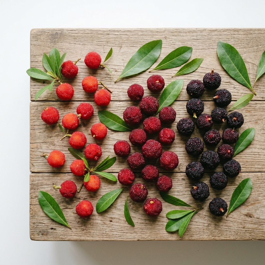 台灣楊梅品種 紅楊梅 黑楊梅 白楊梅