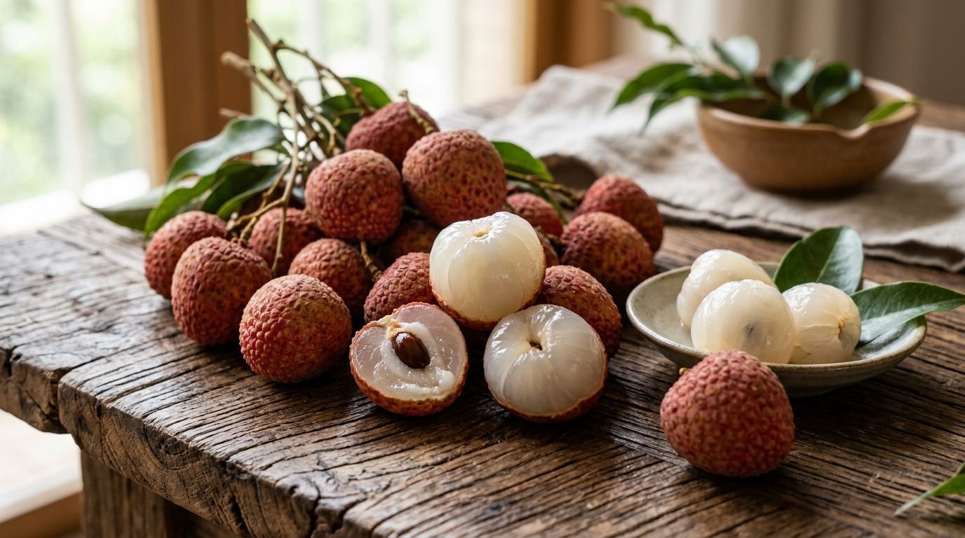 玉荷包荔枝特寫